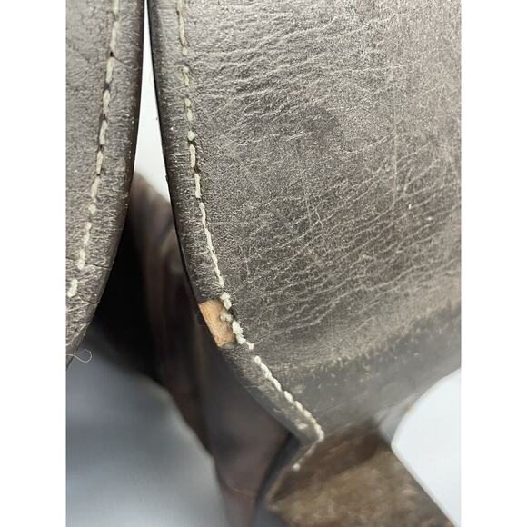 FRYE Women's 7 B Brown Leather Jackie Button Tall Western Riding Boots - Picture 14 of 14